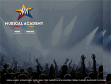 Tablet Screenshot of musicalacademy.org